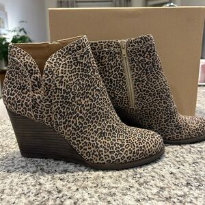 Lucky Brand Cheetah Booties